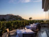 Superbe vue dans cet hôtel d'Athènes