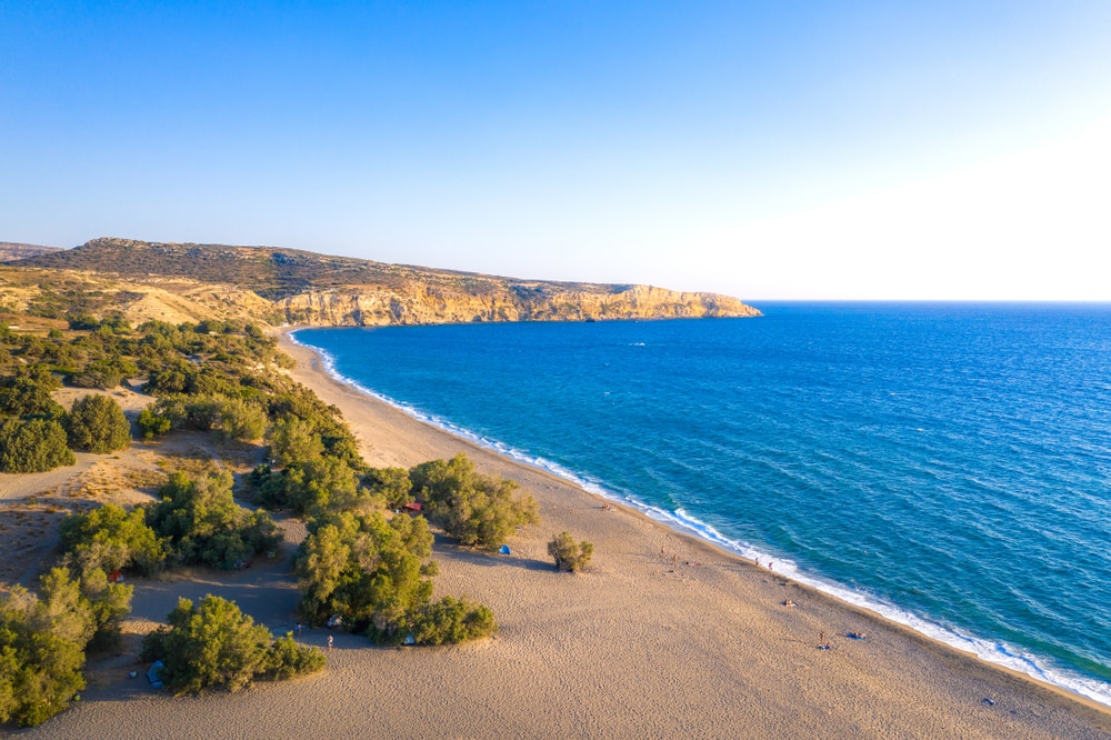 La magnífica playa de Komos