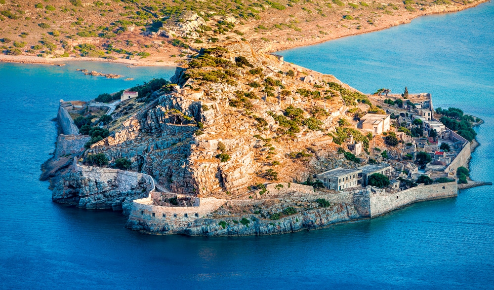 La isla de Spinalonga cerca de Heraklion