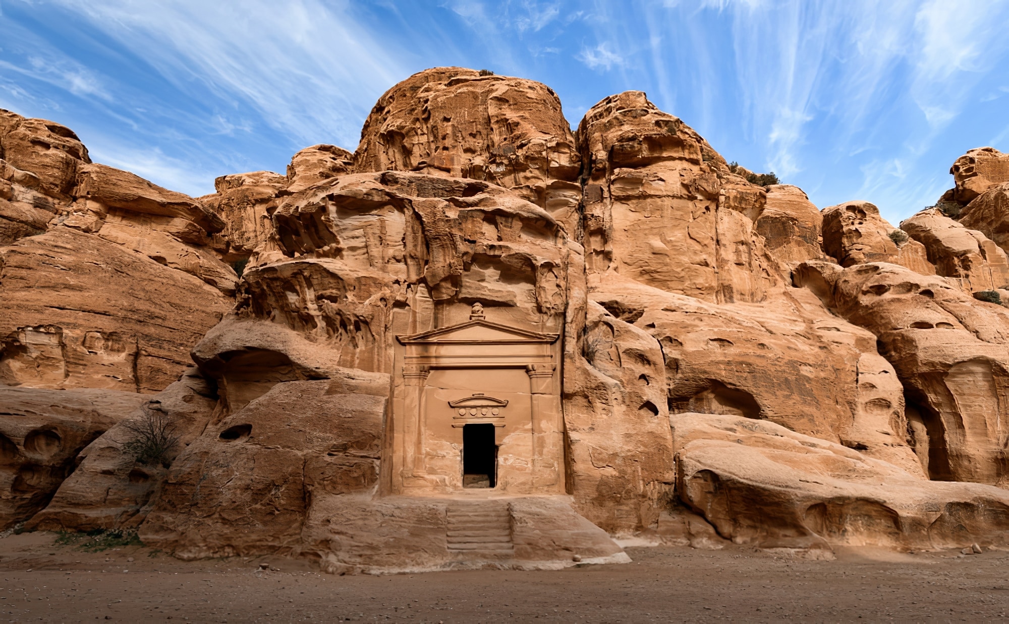 Petra site clearance archéologique