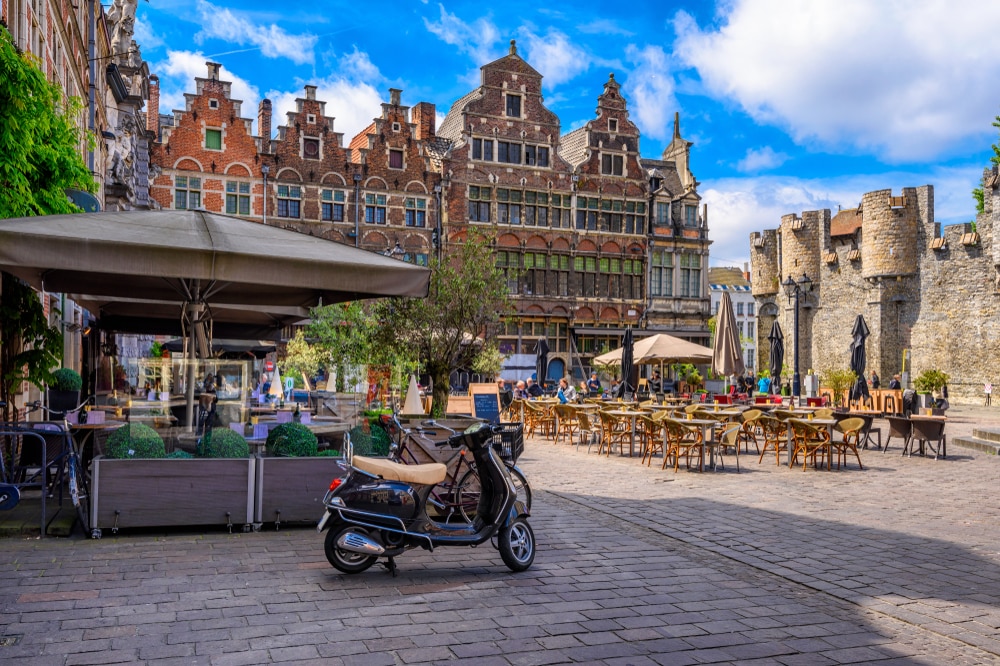 La ville de Gand en Belgique