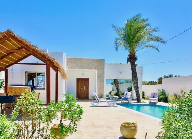 Villa Lina : Moderne Piscine sans vis à vis Djerba