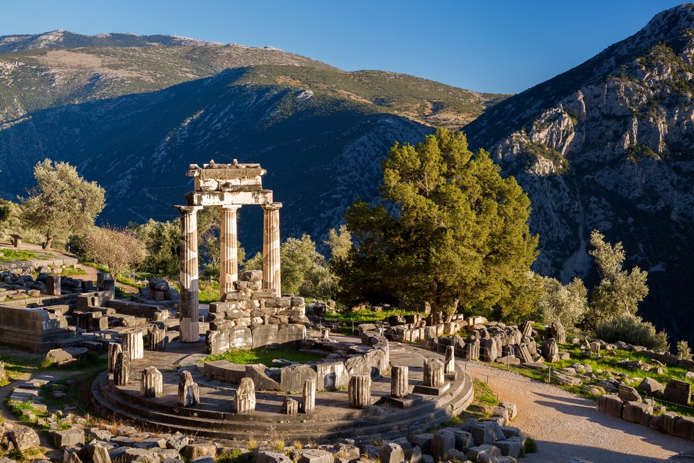 Sanctuaire d'Athena Pronaia, Delphes, Grèce