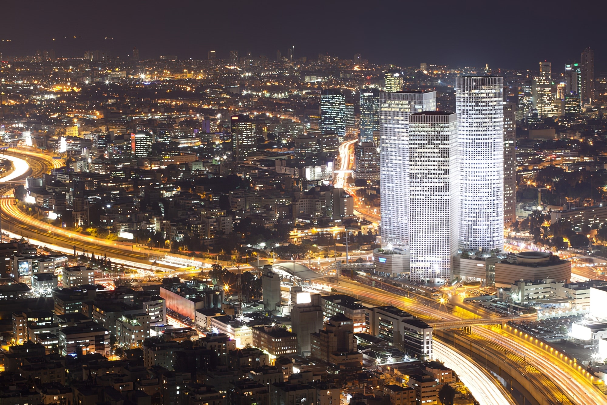 Tel-Aviv by night