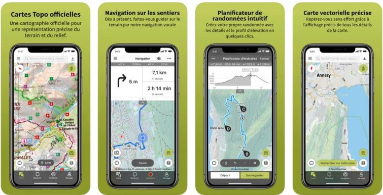 Les 6 meilleures applications de randonnée