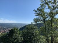 La passerelle d'Hautpoul depuis Mazamet