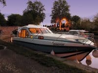 Le Canal du Midi avec un bateau sans permis