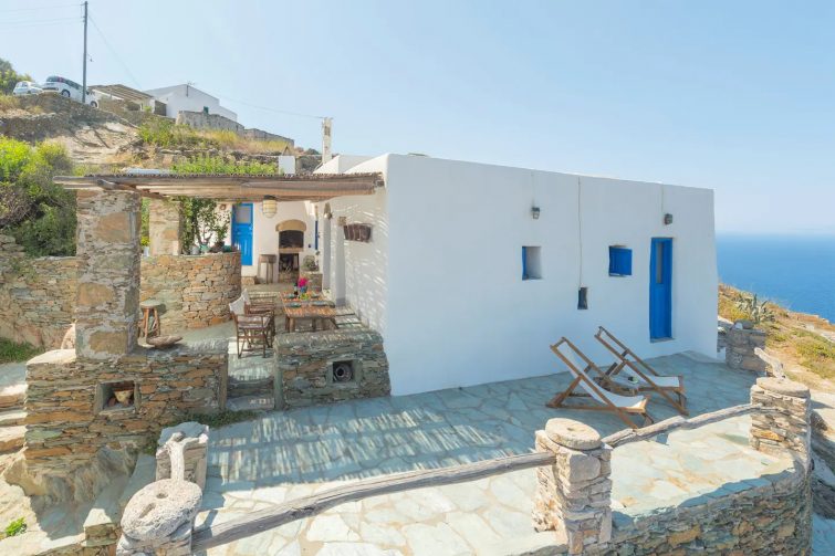 Villa Tradition Cycladique 4 Chambres-Vue Mer 100%