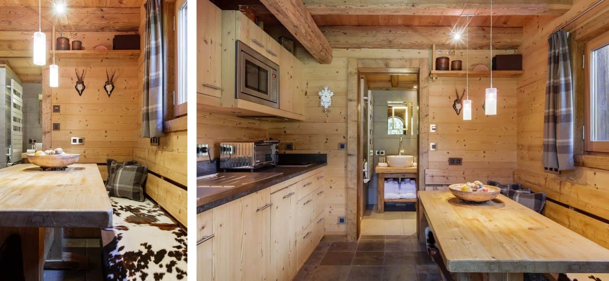 Airbnb jacuzzi : Chalet savoyard au pied du Mont Blanc