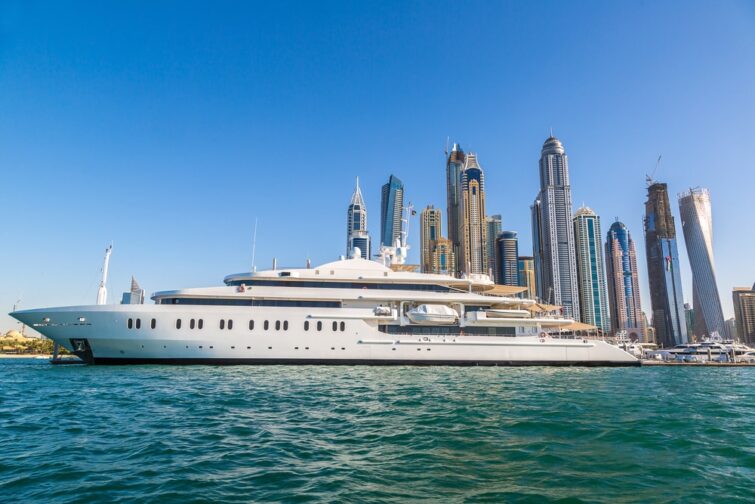 Yacht de luxe à Dubaï