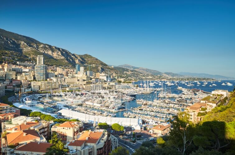 Port Hercule in Monaco - boat rental Monaco