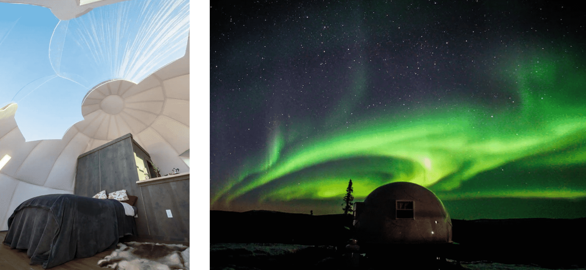 Cúpula de observación astronómica polar en Alaska
