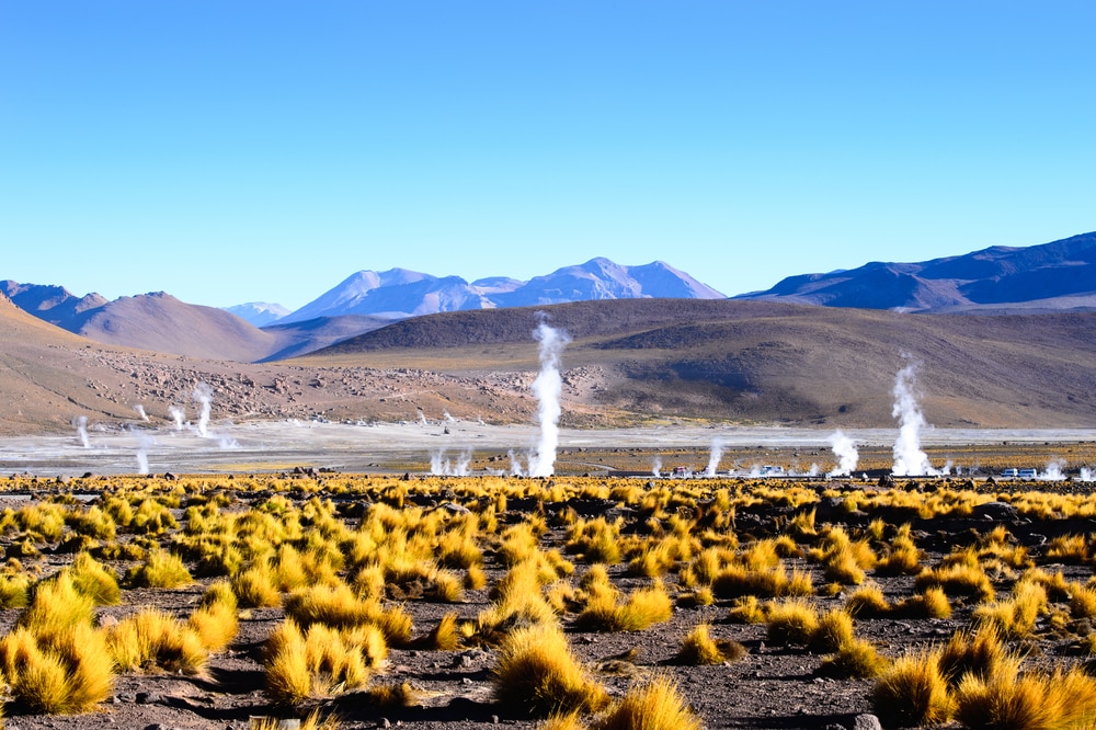 Geysers du désert d'Atacama