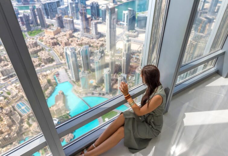 Vue panoramique depuis le Burj Khalifa