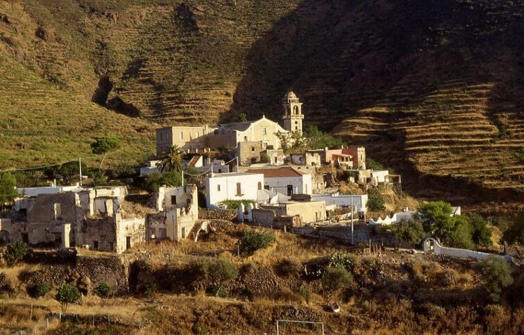 Village of Val di Chiesa - visit Filcudi