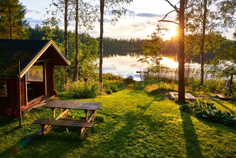 Résidences et chalets en bord de lac - régions Finlande