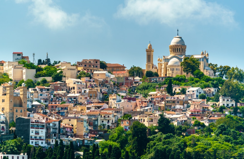 Vue de Notre Dame d'Afrique, basilique catholique romaine d'Alger