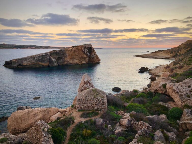 Navigare sulla costa nord di Gozo