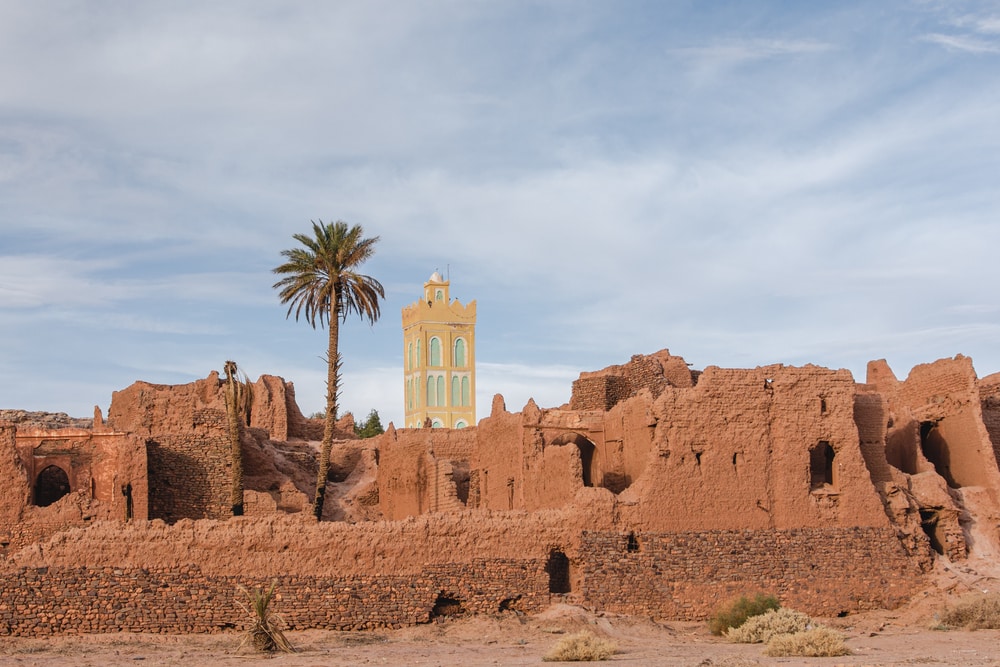 Architecture of the old Sahara in Bechar