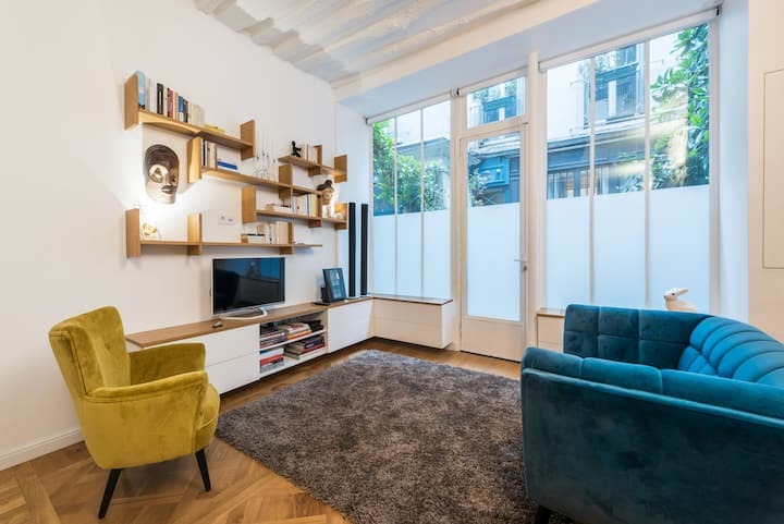 Charmant duplex dans le centre de Paris