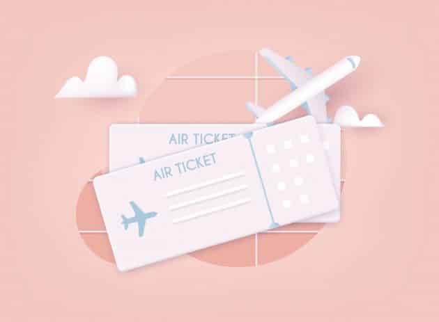 Online,Ticket,Concept.,Buying,Tickets,With,Smartphone.,Traveling,On,Airplane,