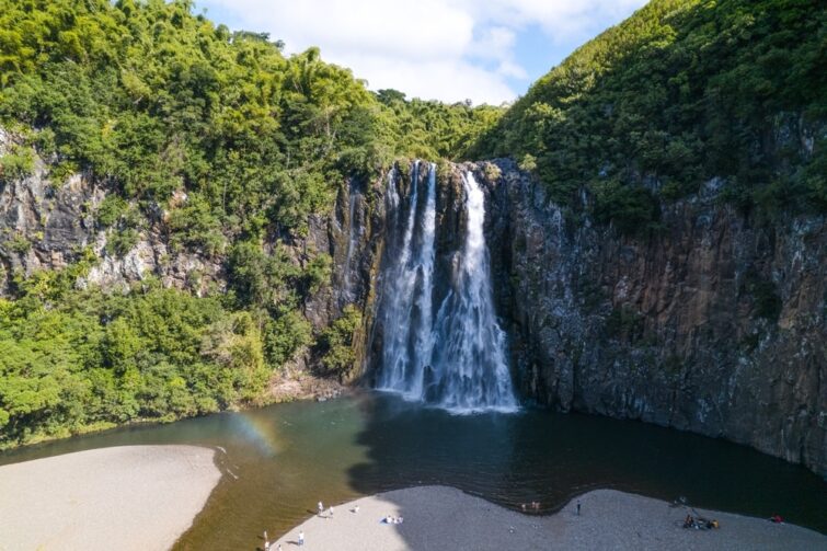 The Niagara waterfall - where to swim Réunion