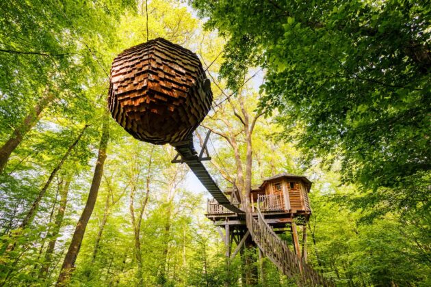 Les 4 meilleures cabanes dans les arbres en Franche-Comté