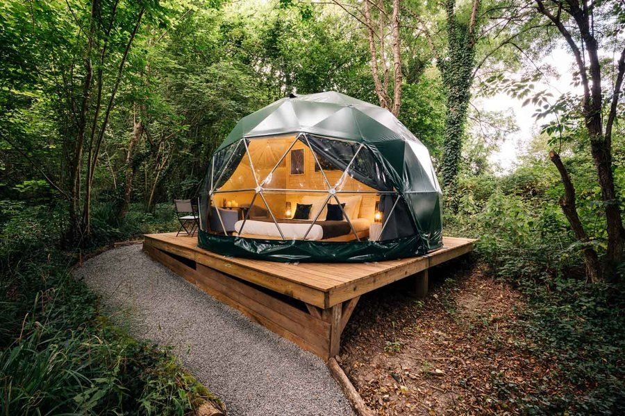 The panoramic dome for stargazing - unusual accommodation France