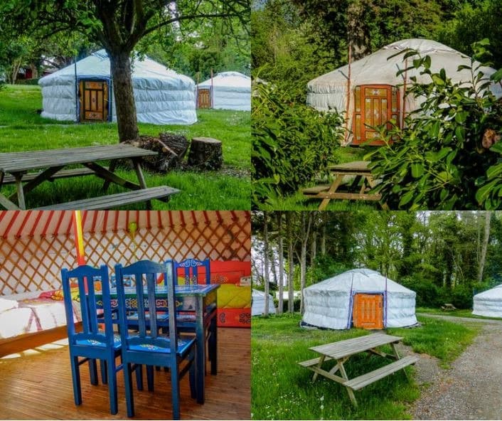 A touch of Mongolia with the traditional yurt