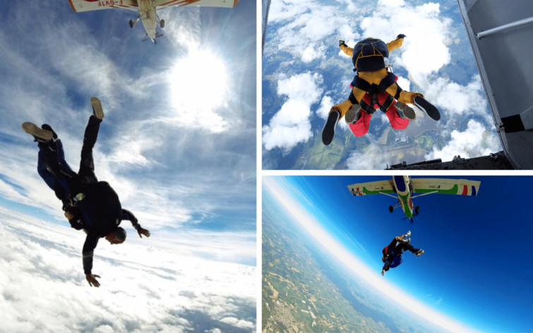 Saut en Parachute Tandem à 4000m à Saint-Florentin proche de Paris