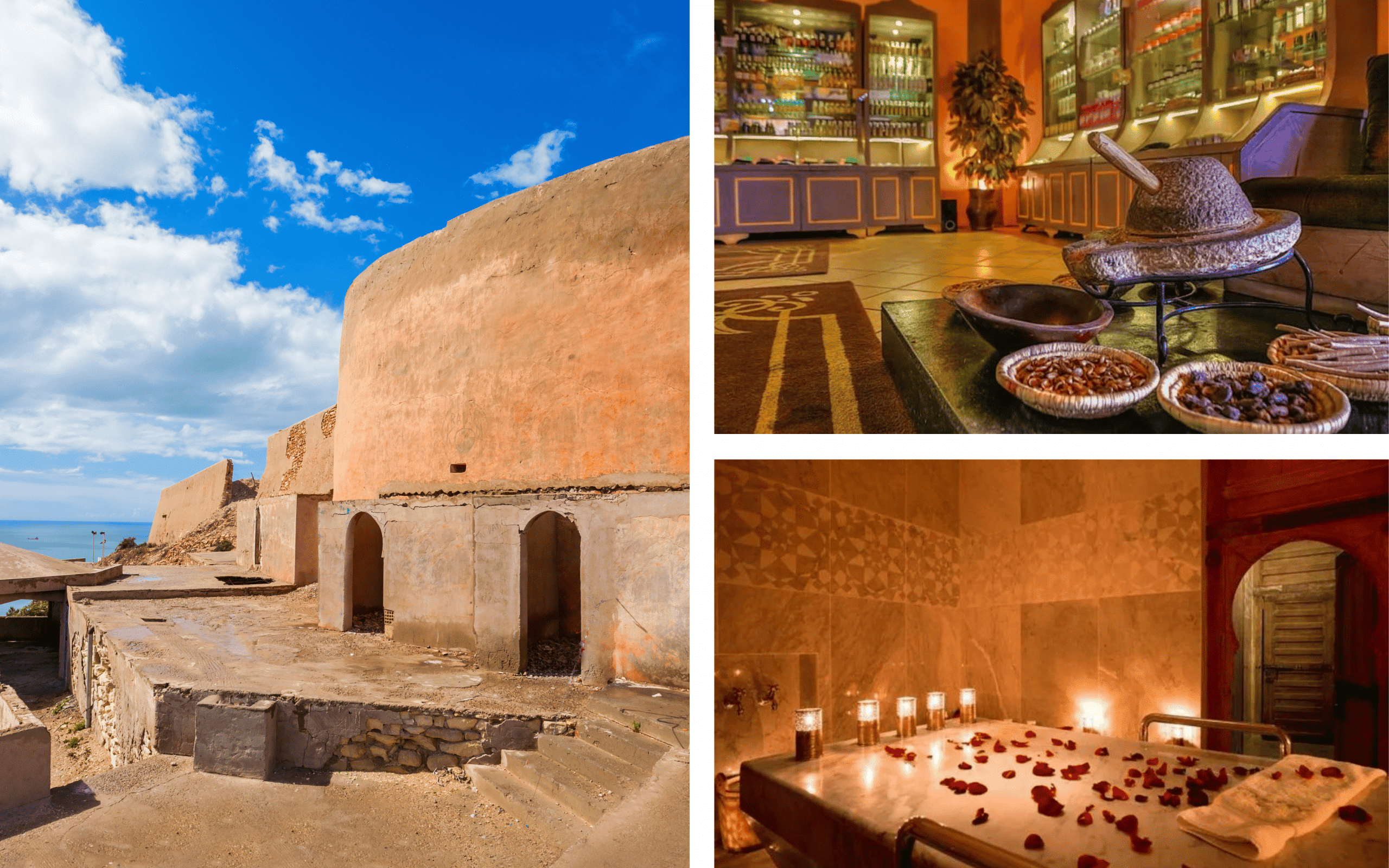 Guided tour in Agadir + Traditional Hammam
