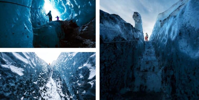 Skaftafell  : grotte de glace