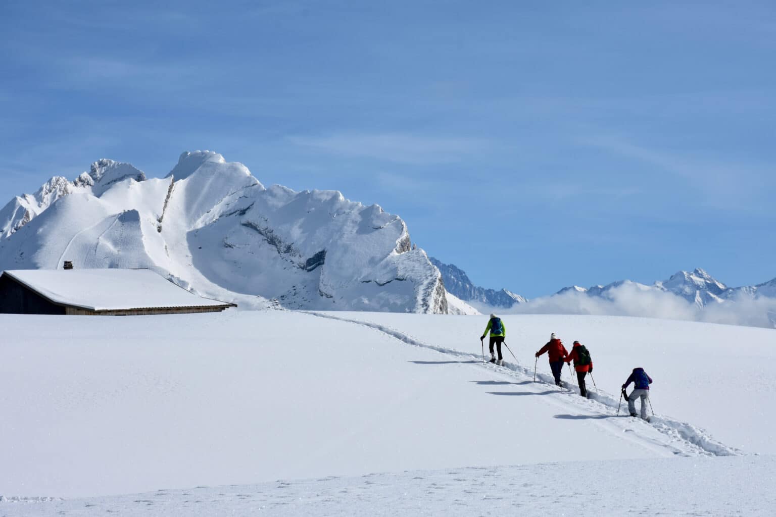 Les 4 meilleures randonnées en raquettes à La Clusaz
