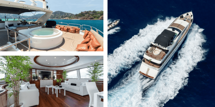 Yacht luxe Saint Tropez