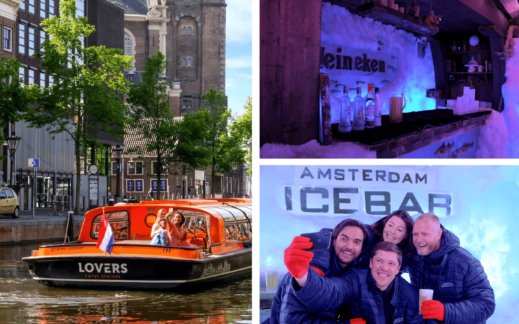 Icebar et croisière à Amsterdam