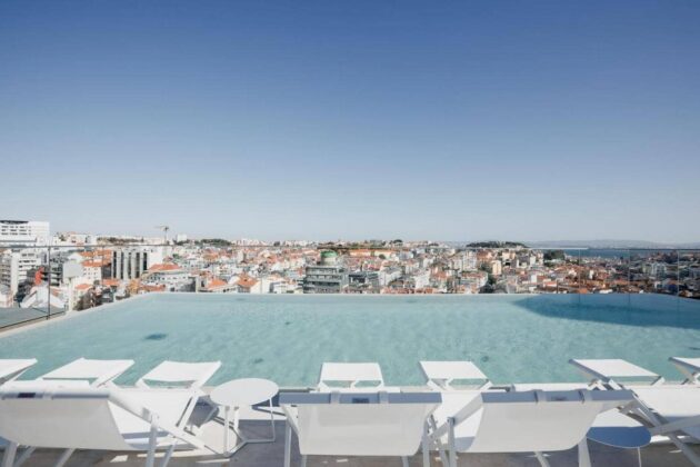 Hôtel Lisbonne piscine
