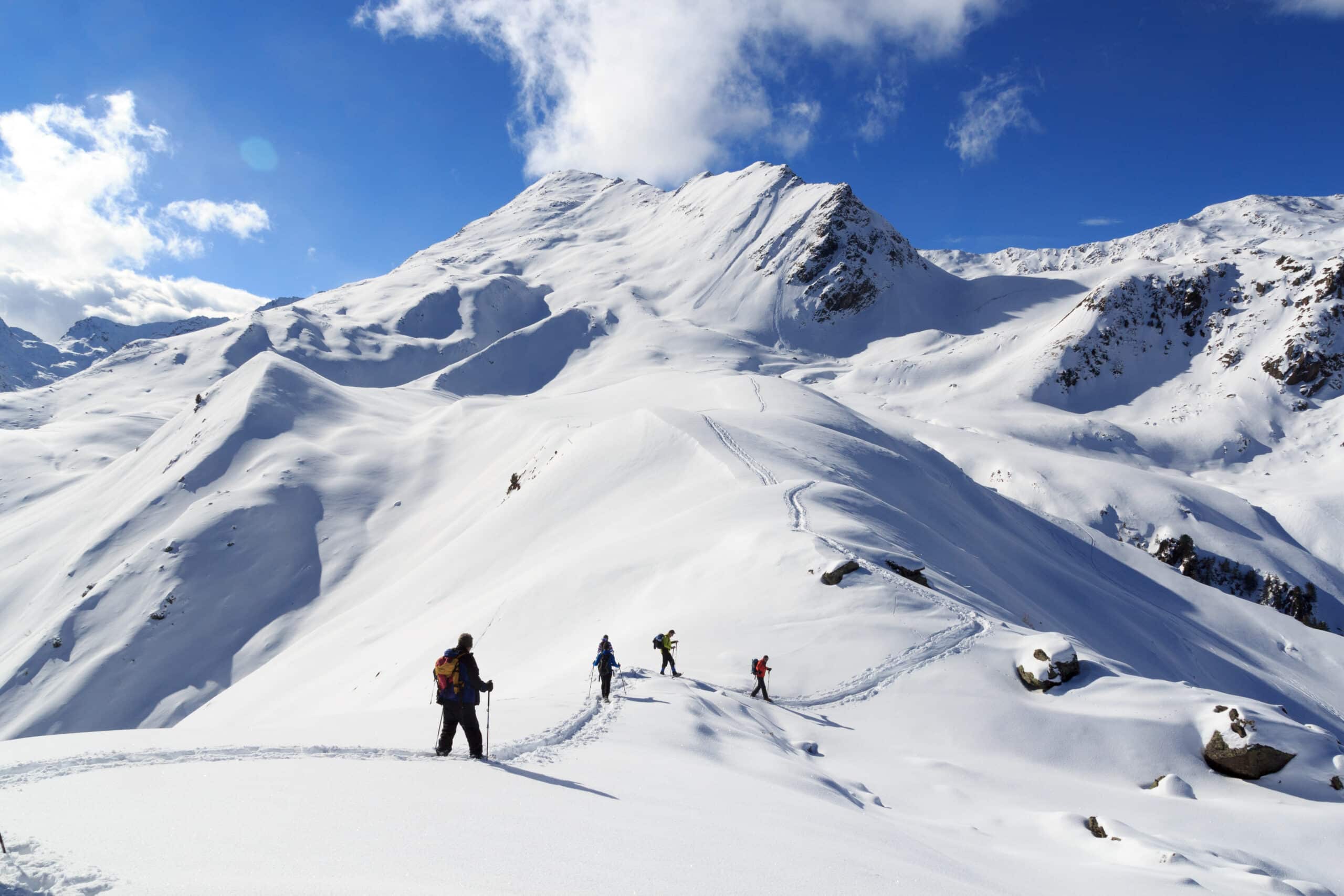 Ski de randonnées dans les Alpes
