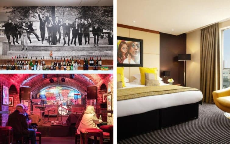 Les suites Lennon et McCartney et le décor de la Hard Days Night Hotel à Liverpool.