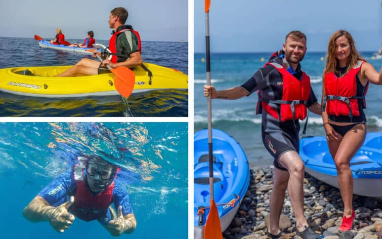 Fuerteventura : excursion de 2 heures en kayak et snorkeling