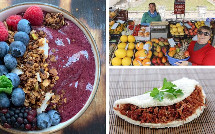 Visite guidée street-food à Rio de Janeiro : açai, marchés de fruits et légumes, tapioca fourré