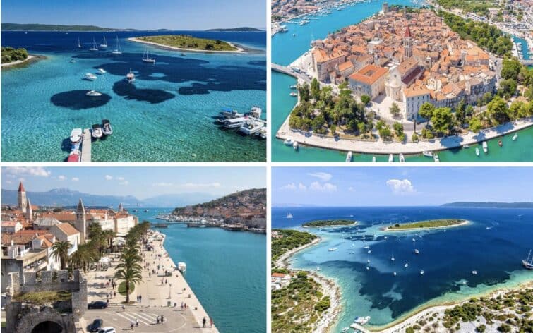 Visiter des îles depuis Split : Lagon Bleu et Trogir