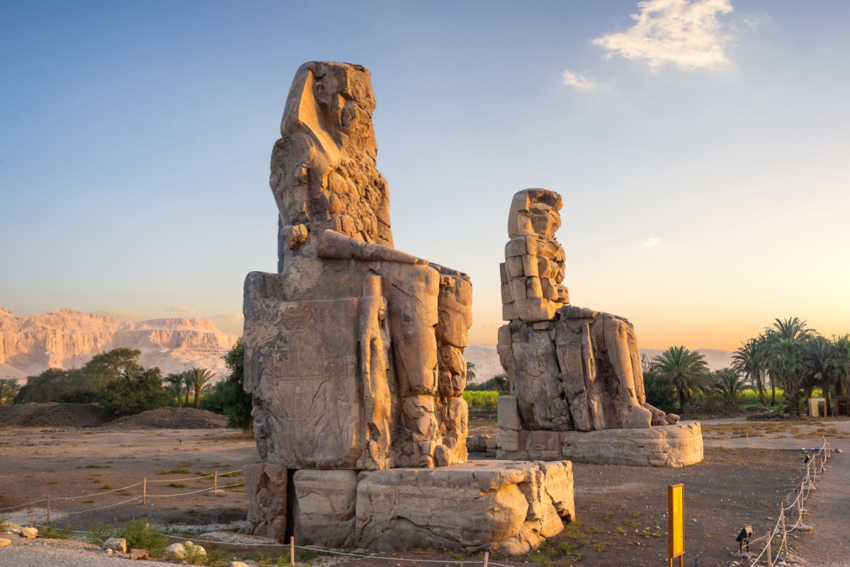 Colossi Of Memnon, Valley Of Kings, Luxor Egypt