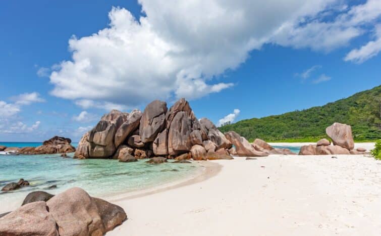 Anse Cocos beach la Digue Seychelles