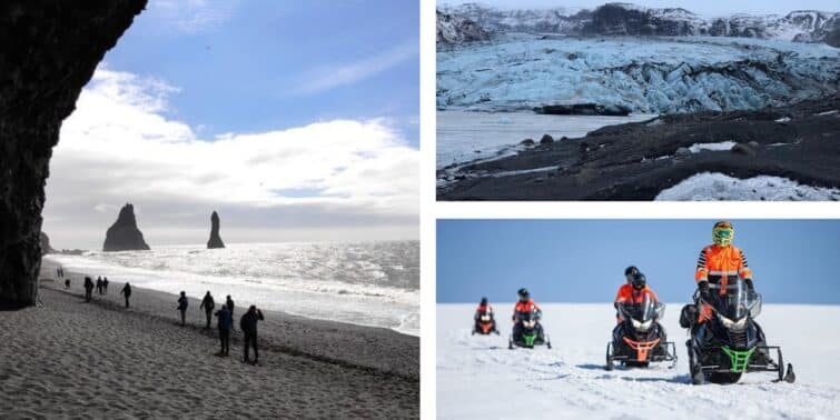 Los 5 mejores recorridos en moto de nieve por las carreteras de hielo de Islandia