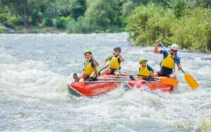 rafting en famille aventure