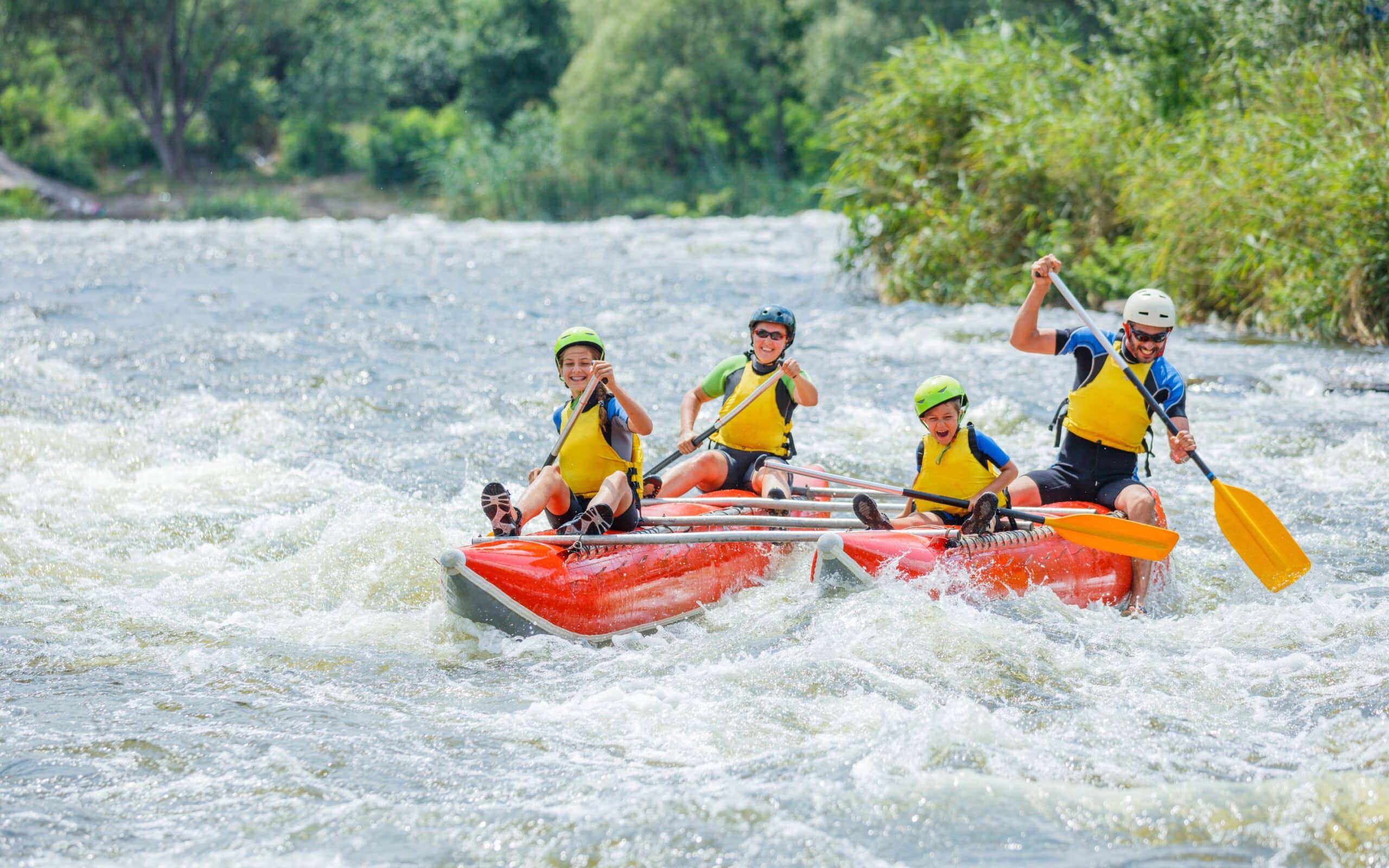 rafting en famille aventure