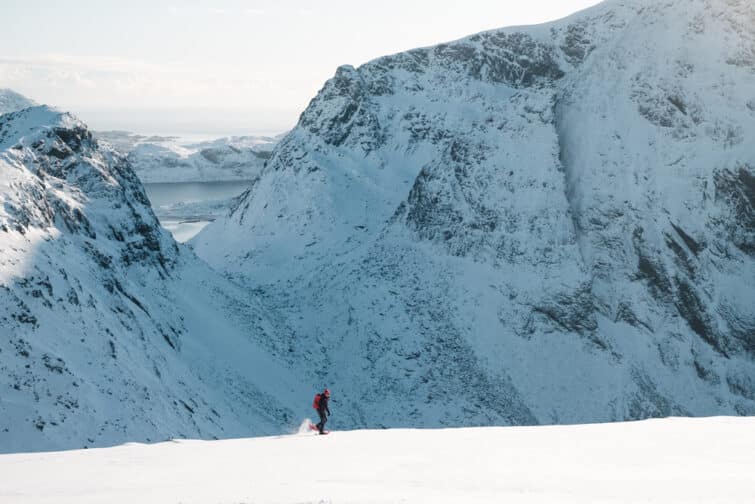 Activité randonnée dans la neige en Islande