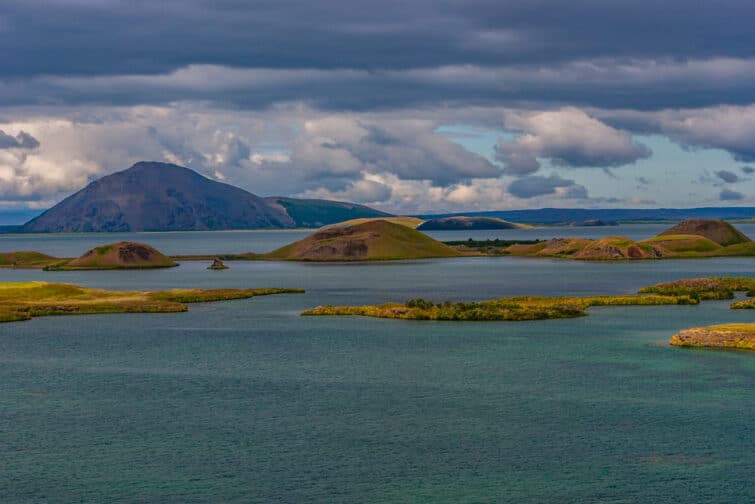 Croisière sur le lac en Islande