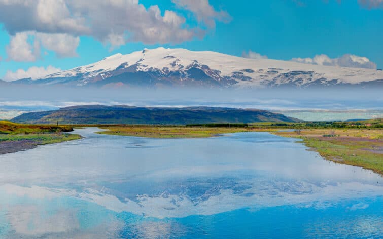 Le volcan Katla et le glacier Mýrdalsjökull - Katla, Islande