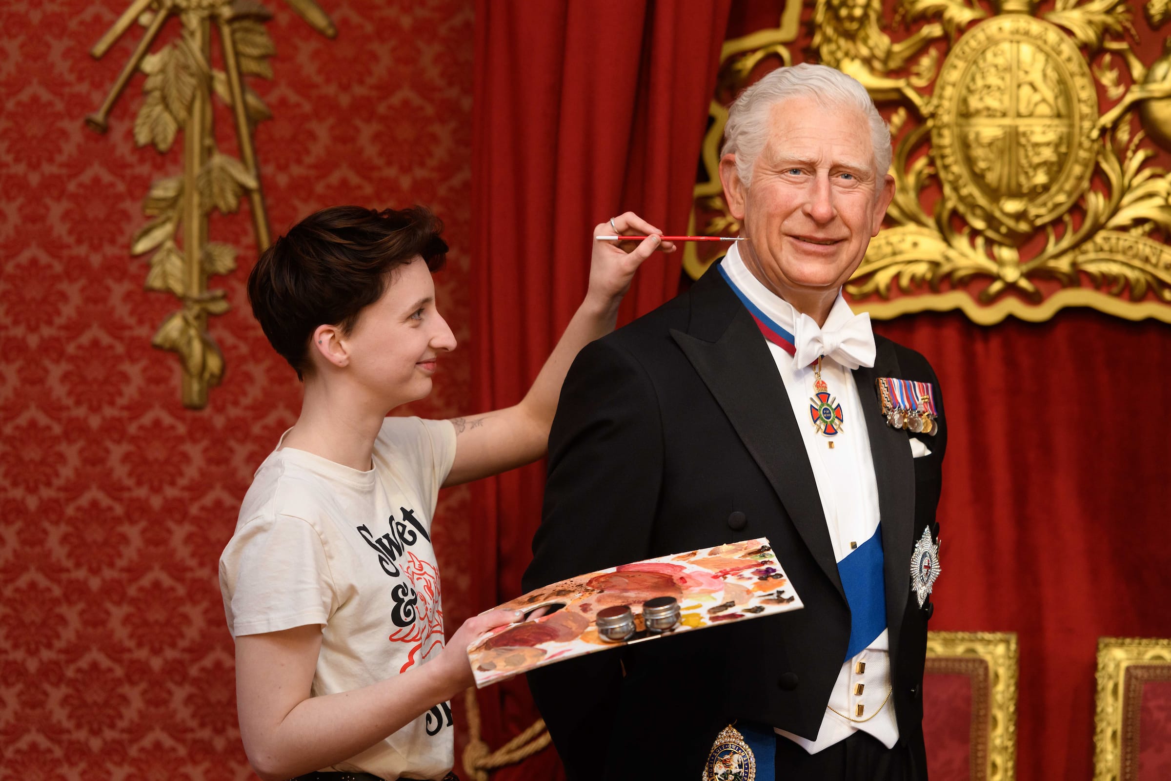 Madame Tussauds London avec figures de cire royales